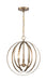 Pendant Nuvo 60-7057 Pendleton - 3 Light - Pendant Fixture - Burnished Brass Finish Nuvo