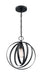 Pendant Nuvo 60-7066 Pendleton - 1 Light - Pendant Fixture - Matte Black Finish Nuvo