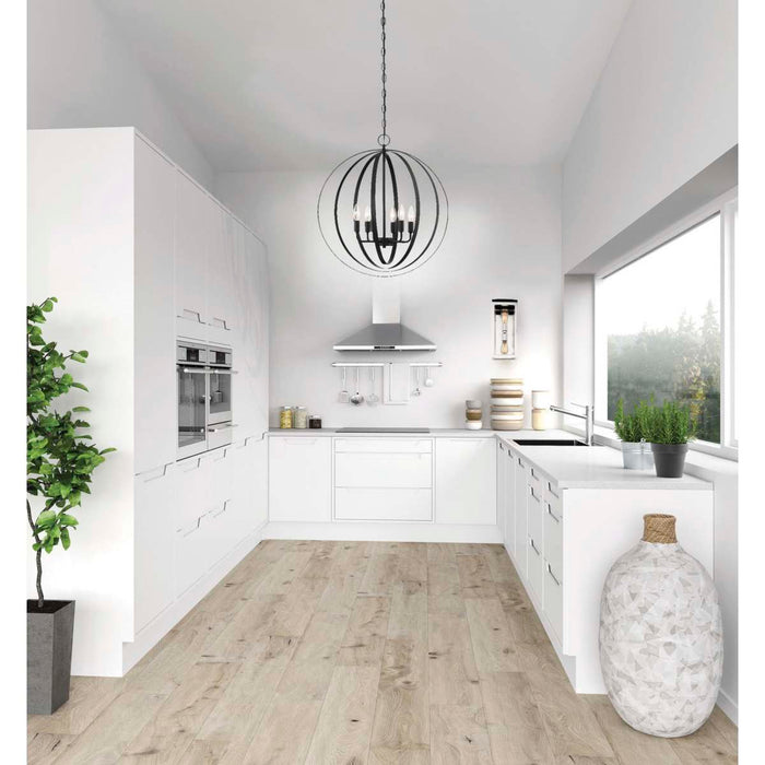 Pendant Nuvo 60-7068 Pendleton - 6 Light - Pendant Fixture - Matte Black Finish Nuvo
