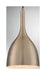 Pendant Nuvo 60-7076 Bellcap - 1 Light - Small Pendant Fixture - Burnished Brass Finish Nuvo