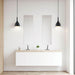 Pendant Nuvo 60-7086 Bellcap - 1 Light - Small Pendant Fixture - Matte Black Finish Nuvo