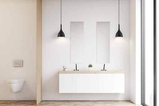 Pendant Nuvo 60-7086 Bellcap - 1 Light - Small Pendant Fixture - Matte Black Finish Nuvo