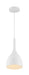 Pendant Nuvo 60-7096 Bellcap - 1 Light - Small Pendant Fixture - Matte White Finish Nuvo
