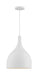 Pendant Nuvo 60-7097 Bellcap - 1 Light - Large Pendant Fixture - Matte White Finish Nuvo
