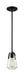 Mini Pendant Nuvo 60-7106 Skybridge - 1 Light - Mini Pendant Fixture - Matte Black Finish with Clear Glass Nuvo
