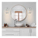 Vanity Nuvo 60-7111 Skybridge - 1 Light - Vanity Fixture - Brushed Nickel Finish with Clear Glass Nuvo