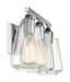 Vanity Nuvo 60-7113 Skybridge - 3 Light - Vanity Fixture - Brushed Nickel Finish with Clear Glass Nuvo