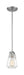 Mini Pendant Nuvo 60-7116 Skybridge - 1 Light - Mini Pendant Fixture - Brushed Nickel Finish with Clear Glass Nuvo