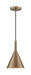 Pendant Nuvo 60-7117 Lightcap - 1 Light - Small Pendant Fixture - Burnished Brass Finish Nuvo