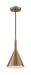 Pendant Nuvo 60-7117 Lightcap - 1 Light - Small Pendant Fixture - Burnished Brass Finish Nuvo