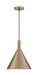 Pendant Nuvo 60-7118 Lightcap - 1 Light - Large Pendant Fixture - Burnished Brass Finish Nuvo