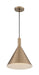 Pendant Nuvo 60-7118 Lightcap - 1 Light - Large Pendant Fixture - Burnished Brass Finish Nuvo