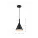 Pendant Nuvo 60-7127 Lightcap - 1 Light - Small Pendant Fixture - Matte Black Finish Nuvo
