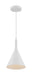 Pendant Nuvo 60-7137 Lightcap - 1 Light - Small Pendant Fixture - Matte White Finish Nuvo