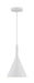 Pendant Nuvo 60-7137 Lightcap - 1 Light - Small Pendant Fixture - Matte White Finish Nuvo