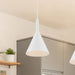 Pendant Nuvo 60-7137 Lightcap - 1 Light - Small Pendant Fixture - Matte White Finish Nuvo