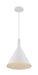 Pendant Nuvo 60-7138 Lightcap - 1 Light - Large Pendant Fixture - Matte White Finish Nuvo