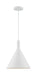 Pendant Nuvo 60-7138 Lightcap - 1 Light - Large Pendant Fixture - Matte White Finish Nuvo