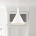 Pendant Nuvo 60-7138 Lightcap - 1 Light - Large Pendant Fixture - Matte White Finish Nuvo