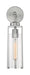 Sconce Nuvo 60-7141 Marina - 1 Light - Wall Sconce Fixture - Brushed Nickel Finish with Clear Glass Nuvo