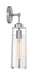 Sconce Nuvo 60-7141 Marina - 1 Light - Wall Sconce Fixture - Brushed Nickel Finish with Clear Glass Nuvo