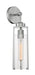 Sconce Nuvo 60-7141 Marina - 1 Light - Wall Sconce Fixture - Brushed Nickel Finish with Clear Glass Nuvo
