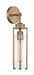 Sconce Nuvo 60-7151 Marina - 1 Light - Wall Sconce Fixture - Burnished Brass Finish with Clear Glass Nuvo