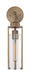 Sconce Nuvo 60-7151 Marina - 1 Light - Wall Sconce Fixture - Burnished Brass Finish with Clear Glass Nuvo