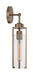 Sconce Nuvo 60-7151 Marina - 1 Light - Wall Sconce Fixture - Burnished Brass Finish with Clear Glass Nuvo