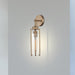 Sconce Nuvo 60-7151 Marina - 1 Light - Wall Sconce Fixture - Burnished Brass Finish with Clear Glass Nuvo