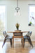 Pendant Nuvo 60-7152 Teresa - 1 Light - Bell Pendant Fixture - Matte Black Finish with Clear Glass Nuvo