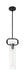 Pendant Nuvo 60-7153 Teresa - 1 Light - Cylinder Pendant Fixture - Matte Black Finish with Clear Glass Nuvo