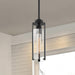 Mini Pendant Nuvo 60-7160 Marina - 1 Light - Mini Pendant Fixture - Matte Black Finish with Clear Glass Nuvo