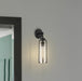 Sconce Nuvo 60-7161 Marina - 1 Light - Wall Sconce Fixture - Matte Black Finish with Clear Glass Nuvo