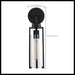 Sconce Nuvo 60-7161 Marina - 1 Light - Wall Sconce Fixture - Matte Black Finish with Clear Glass Nuvo