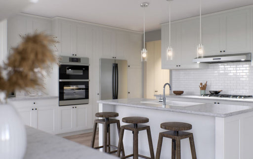 Mini Pendant Nuvo 60-7170 Sommerset - 1 Light - Mini Pendant Fixture - Brushed Nickel Finish with Clear Glass Nuvo