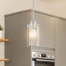 Mini Pendant Nuvo 60-7170 Sommerset - 1 Light - Mini Pendant Fixture - Brushed Nickel Finish with Clear Glass Nuvo