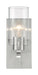Vanity Nuvo 60-7171 Sommerset - 1 Light - Vanity Fixture - Brushed Nickel Finish with Clear Glass Nuvo