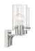 Vanity Nuvo 60-7172 Sommerset - 2 Light - Vanity Fixture - Brushed Nickel Finish with Clear Glass Nuvo