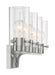 Vanity Nuvo 60-7174 Sommerset - 4 Light - Vanity Fixture - Brushed Nickel Finish with Clear Glass Nuvo