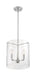 Pendant Nuvo 60-7177 Sommerset - 3 Light - Pendant Fixture - Brushed Nickel Finish with Clear Glass Nuvo