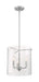 Pendant Nuvo 60-7177 Sommerset - 3 Light - Pendant Fixture - Brushed Nickel Finish with Clear Glass Nuvo