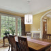 Pendant Nuvo 60-7177 Sommerset - 3 Light - Pendant Fixture - Brushed Nickel Finish with Clear Glass Nuvo