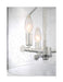 Pendant Nuvo 60-7187 Bransel - 3 Light - Pendant Fixture - Brushed Nickel Finish with Clear Seeded Glass Nuvo