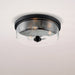 Flush Mount Nuvo 60-7269 Sommerset - 3 Light - Flush Mount Fixture - Matte Black Finish with Clear Glass Nuvo