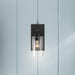 Vanity Nuvo 60-7271 Sommerset - 1 Light - Vanity Fixture - Matte Black Finish with Clear Glass Nuvo
