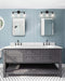 Vanity Nuvo 60-7283 Bransel - 3 Light - Vanity Fixture - Matte Black Finish with Clear Seeded Glass Nuvo