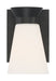 Sconce Nuvo 60-7311 Caleta - 1 Light - Wall Sconce Fixture - Black Finish with Frosted Cylindrical Glass Nuvo