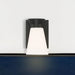 Sconce Nuvo 60-7311 Caleta - 1 Light - Wall Sconce Fixture - Black Finish with Frosted Cylindrical Glass Nuvo