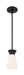 Mini Pendant Nuvo 60-7314 Caleta - 1 Light - Mini Pendant Fixture - Black Finish with Frosted Cylindrical Glass Nuvo